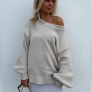 Princess Polly Beige Sweater